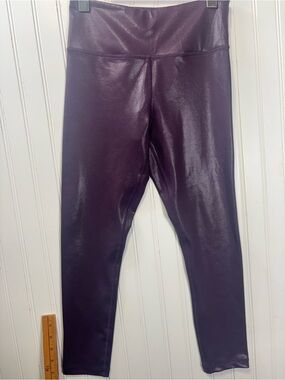 ZYIA Active Metallic Purple High-Waisted Leggings | Women’s  Yoga size 4-6